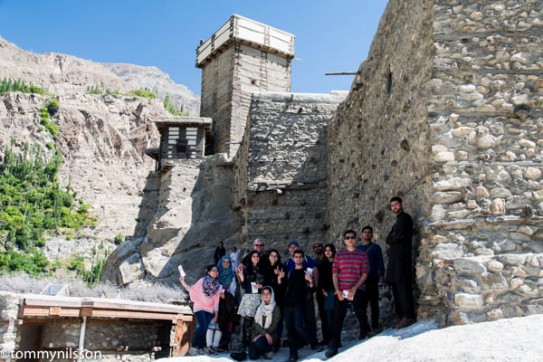 Med students from Islamabad wanted a picture with us at the Altit Fort